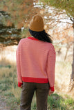Cranberry Chalet Stripe Sweater