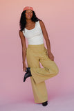 Free People Breezy Denim Pull On Pants