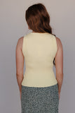 Golden Glow Button Tank