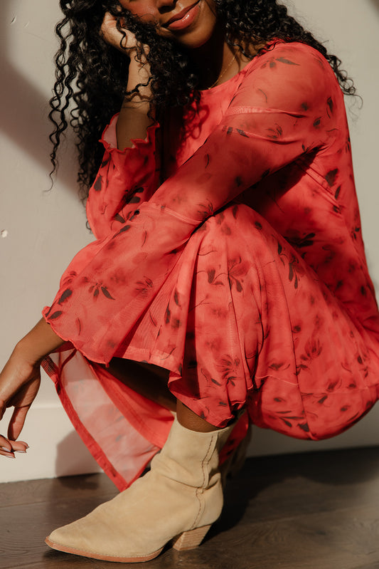 The Valentine Long Sleeve Maxi