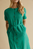 Love You Most Button Midi