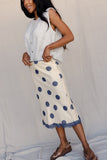 Dotted Darling Midi Skirt