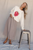 Cinnamon Sugar Midi Skirt