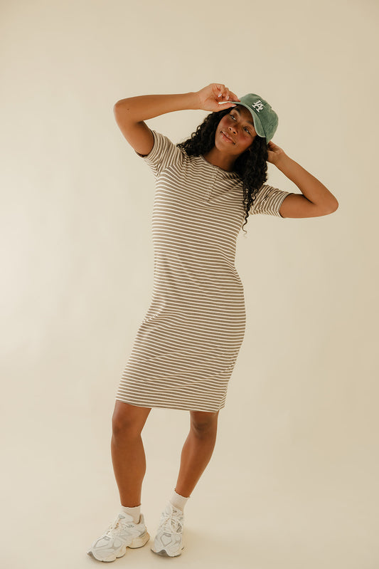 Slow Days Stripe Midi