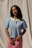 Sunday Picnic Collared Top