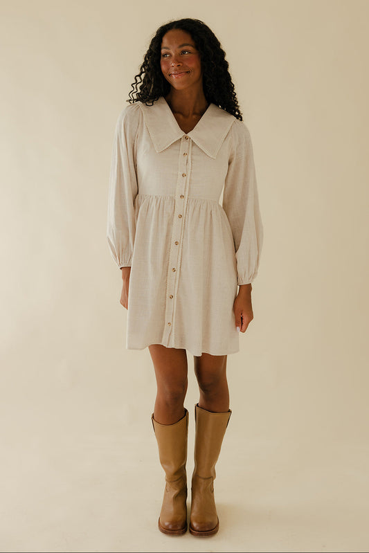 Stone Path Collared Dress