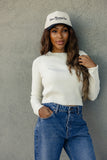 The Manuscript Cropped Sweater