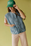 The Right Moves Denim Vest