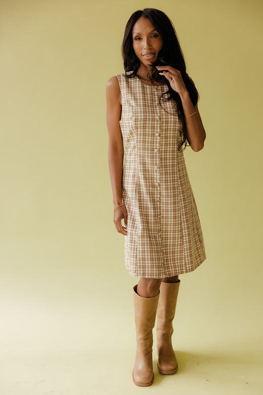 Oakwood Plaid Tank Dress