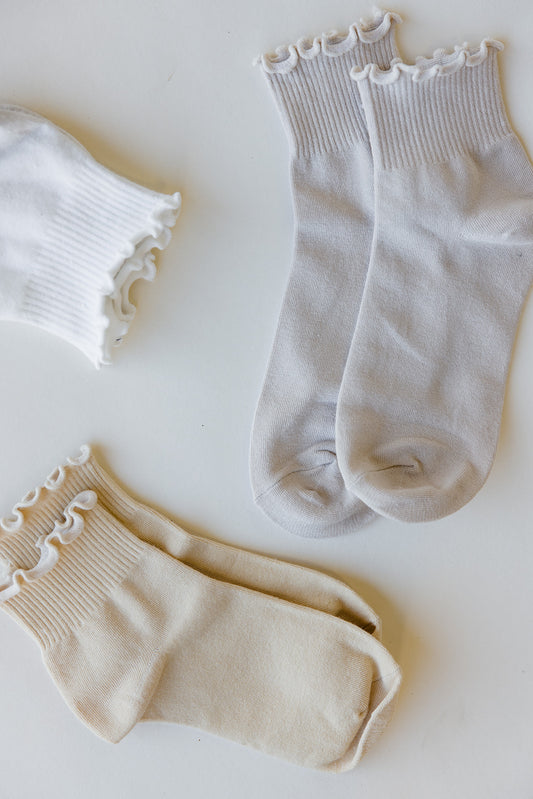 Sweet Pea Ruffle Socks