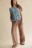 The Right Moves Denim Vest