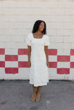 Sweet Tea Puff Sleeve Dress