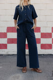 Red Hot Wide Leg Pants