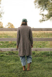 Checking In Plaid Coat