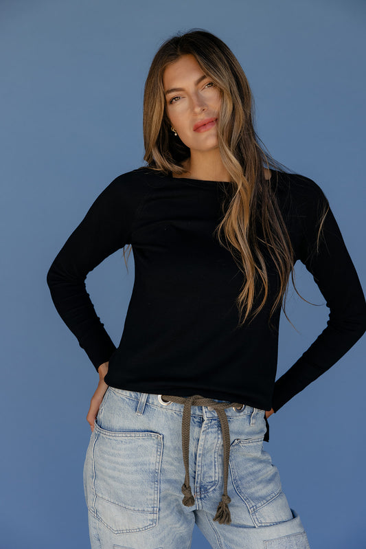 Oat and Ink Long Sleeve Sweater
