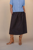 Plaid and Proper Midi Skirt