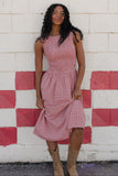 Americana Highway Gingham Dress