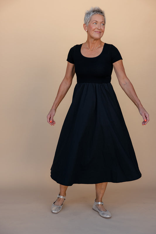 The Obsidian Midi Dress