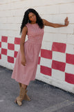 Americana Highway Gingham Dress