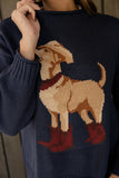 Pup In Boots Sweater