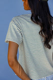Cozy Casual Striped Tee