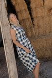 Starry Nights Plaid Midi