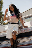 Old Glory Short Sleeve Sweater