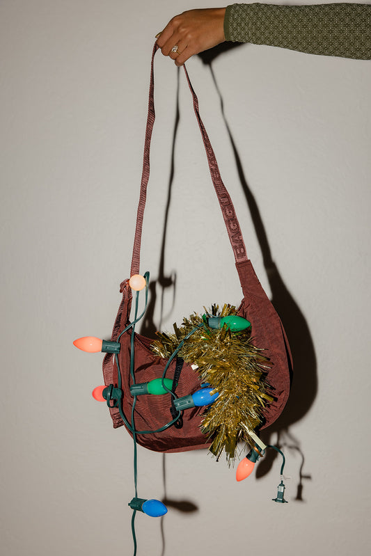 BAGGU Medium Nylon Crescent Bag