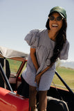Navy Skies Babydoll Dress