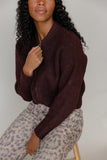 Rosewood Zip Sweater