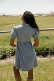 Summer in Denim Collared Dress
