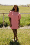 Backyard Bonfire Stripe Dress