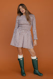 Harvest Check Gingham Dress