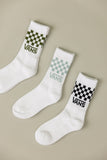 Classic Check Crew Sock 3-Pack
