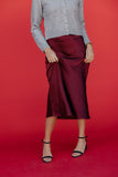 Holiday Muse Satin Skirt