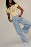 Free People Breezy Denim Pull On Pants