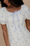 Coastal Bay Puff Sleeve Dress