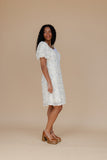 Coastal Bay Puff Sleeve Dress