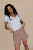 Outfit of the Day Linen Shorts