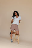 Outfit of the Day Linen Shorts