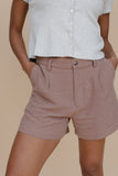 Outfit of the Day Linen Shorts