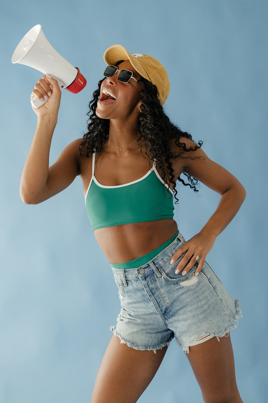 Lucky Lady Retro Bikini Top