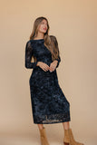 Berry Twilight Lace Dress