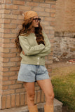 Olive Branch Knit Cardigan