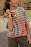 Happy Days Stripe Cardigan