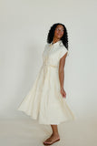 Rosy Posy Button Midi