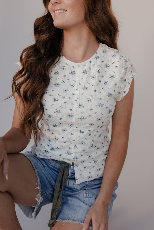 Daisy Daze Button Blouse