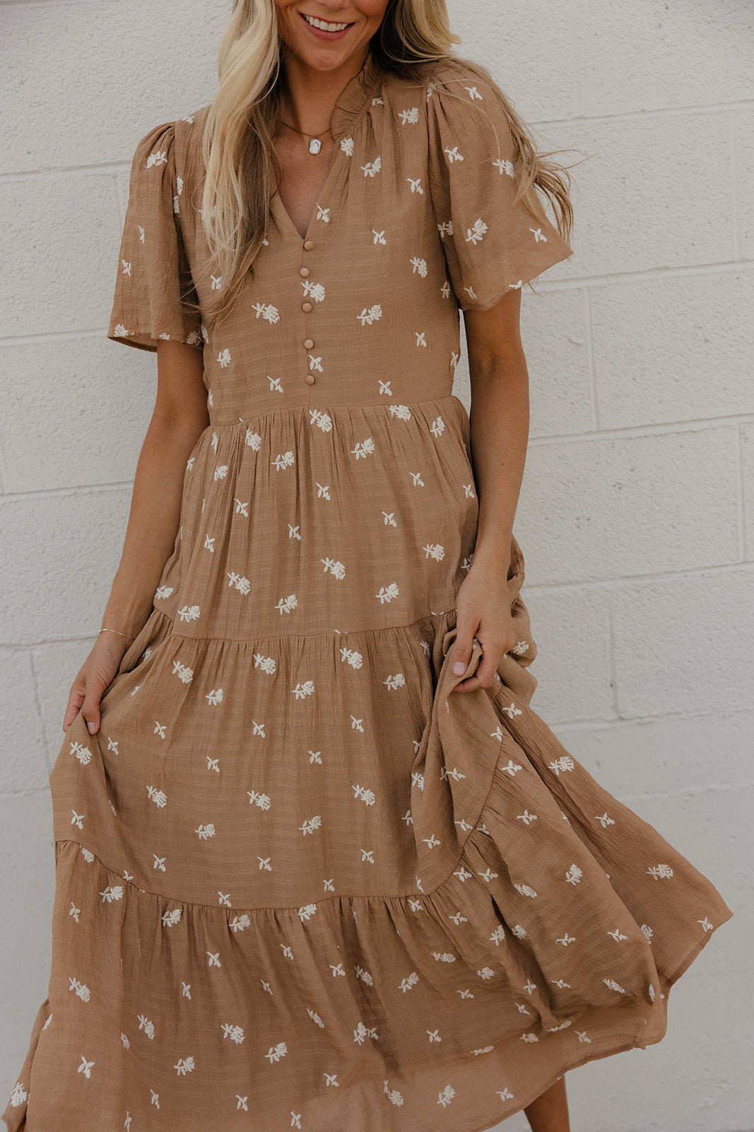 Roolee The Lover Tiered Maxi - BurlyWood / S Review & Quality Analysis