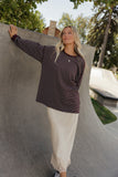 Mullberry Stripe Pullover