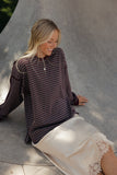 Mullberry Stripe Pullover
